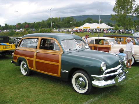 1950 ford car cars vermont studebaker trucks bennington sept 37th 2003 annual antique classic show 1949 wagon station customized