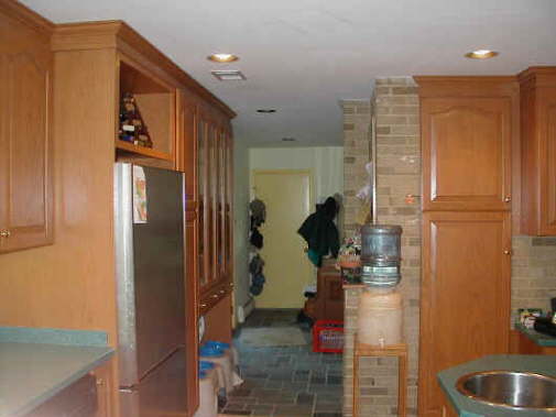 Kitchen and mud room
